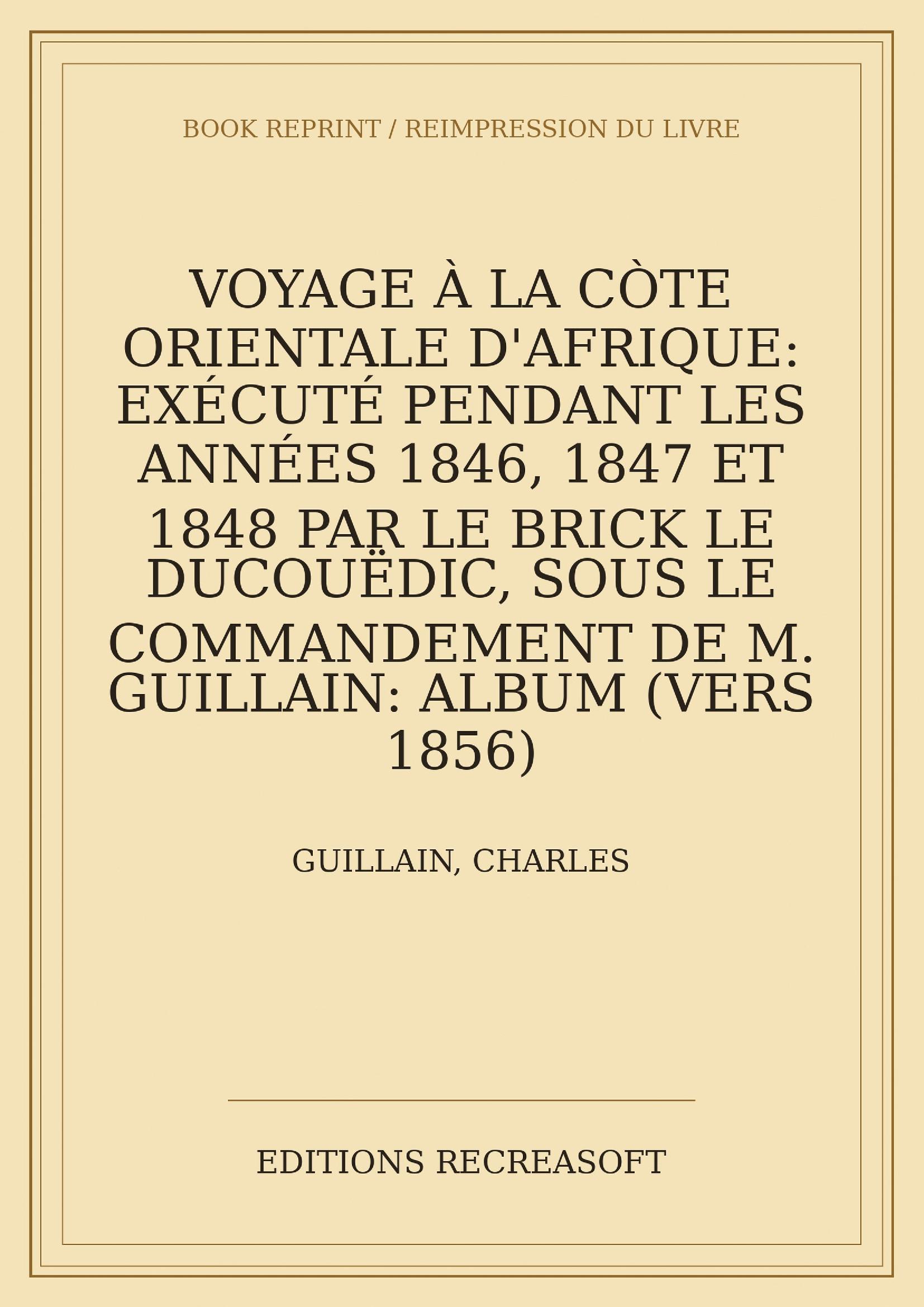 Voyage à la côte orientale d'Afrique (1846-1848) — Album