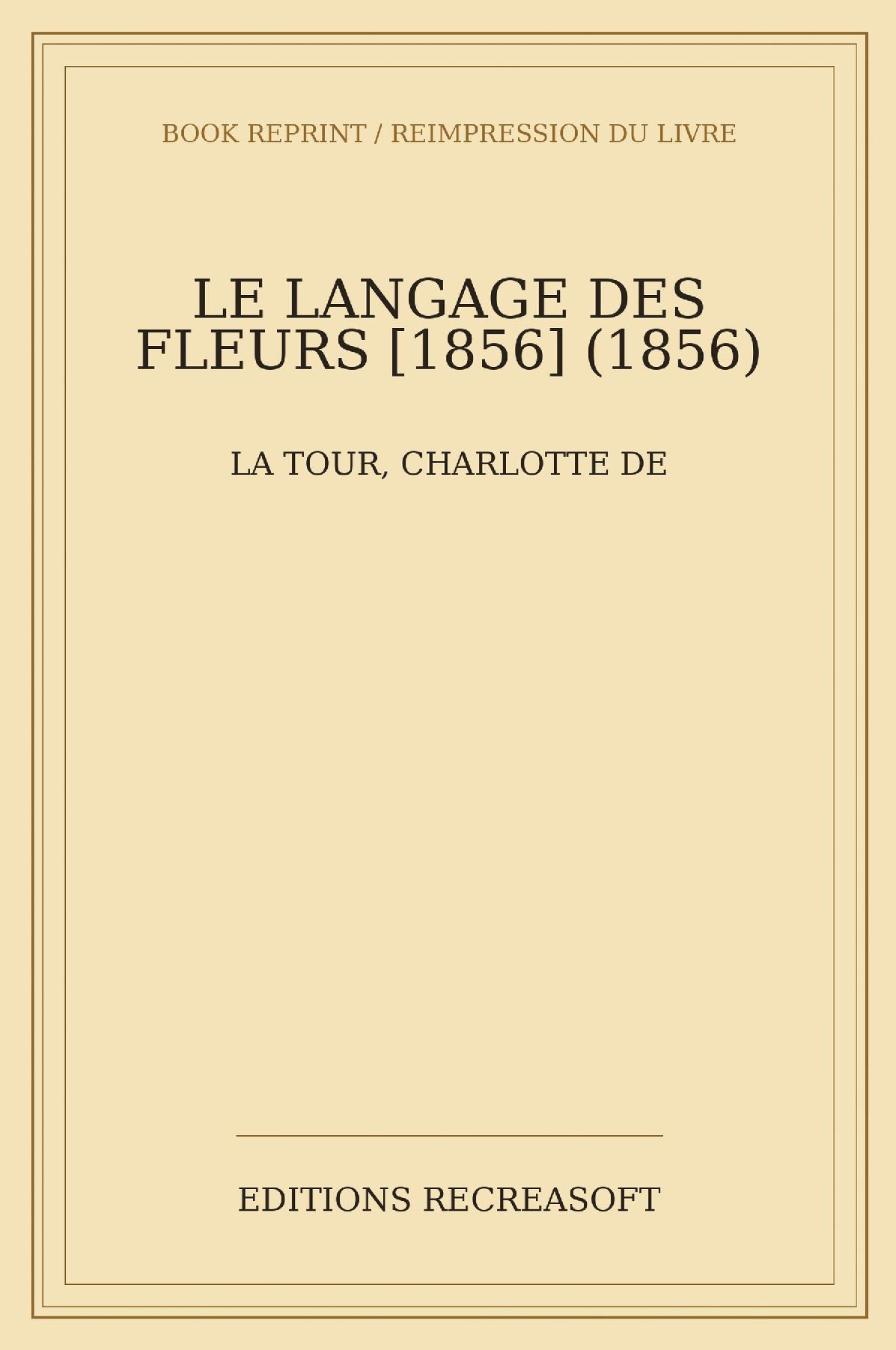 Le langage des fleurs