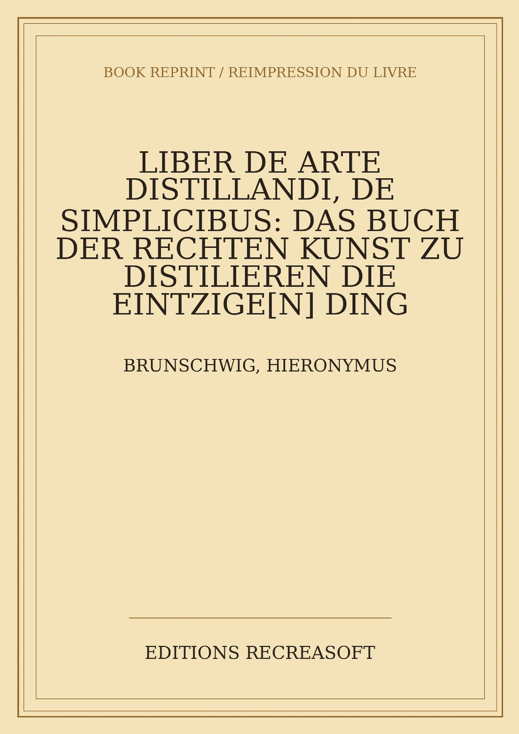 Liber de arte distillandi de Simplicibus (1500)
