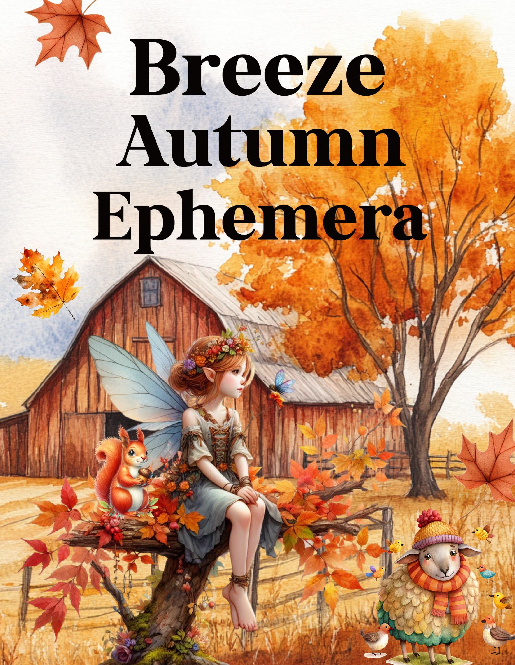 Breeze Autumn Ephemera Book