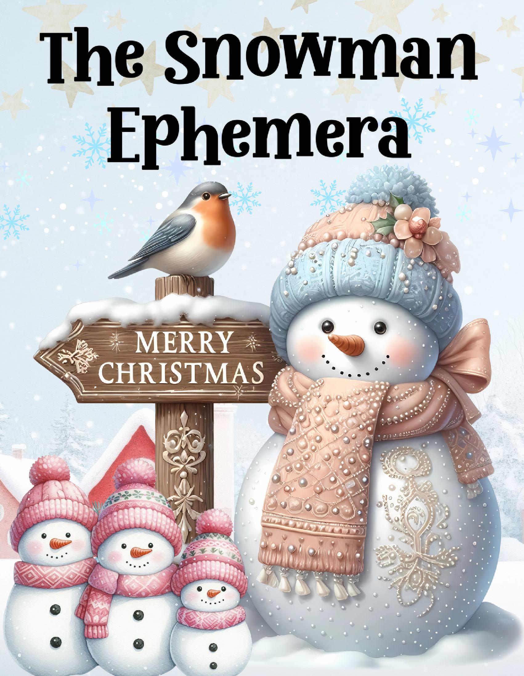 The Snowman Ephemera Book