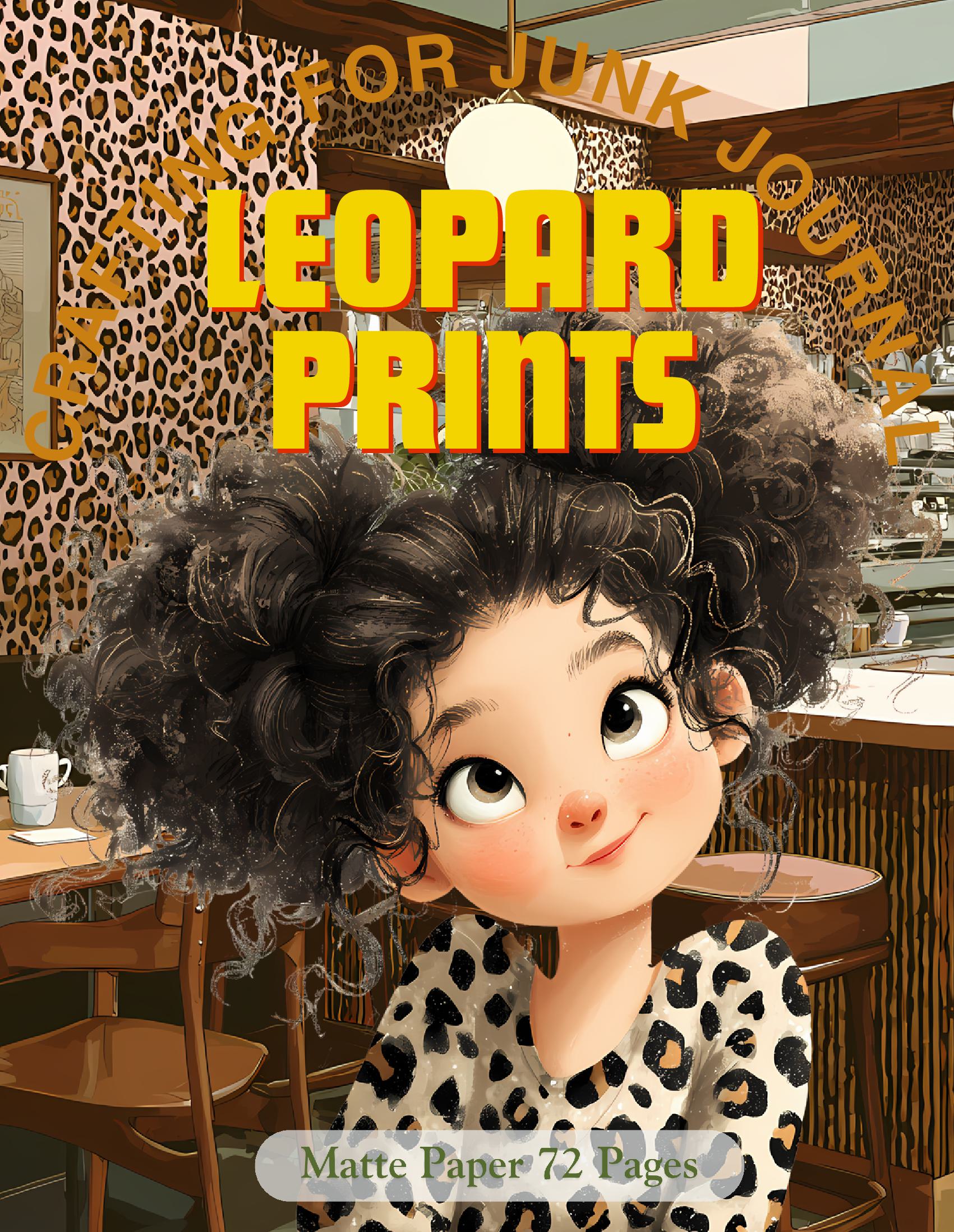 Crafting for Junk Journals Leopard Prints Ephemera Book