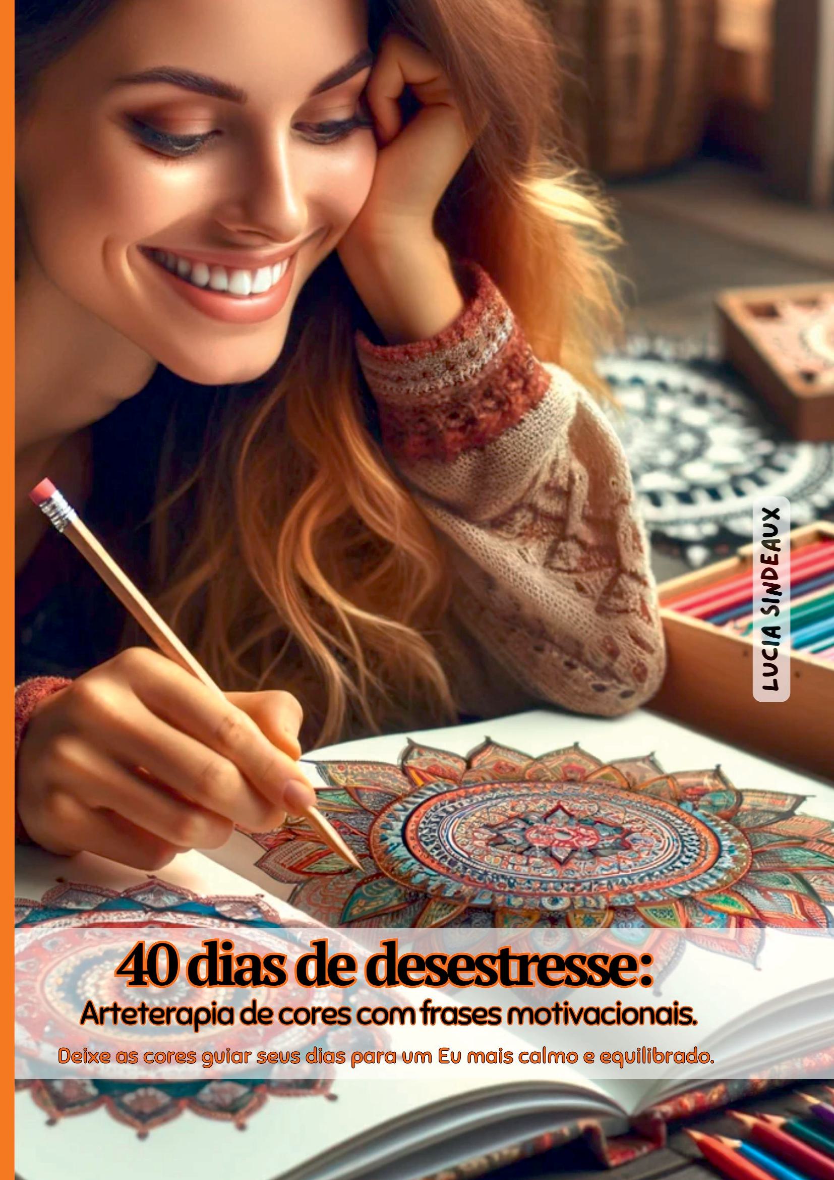 40 Dias De Desestresse: Arteterapia De Cores Com Frases Motivacionais