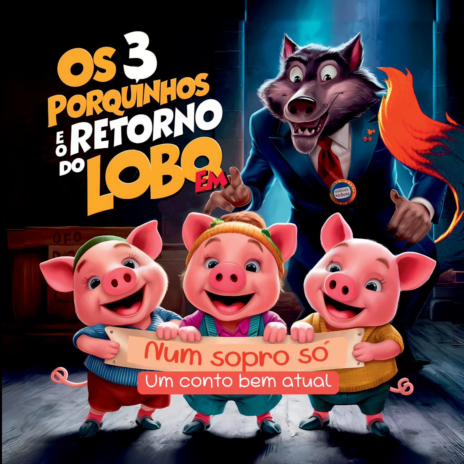 Os 3 Porquinhos E O Retorno Do Lobo Em “num Sopro Só”