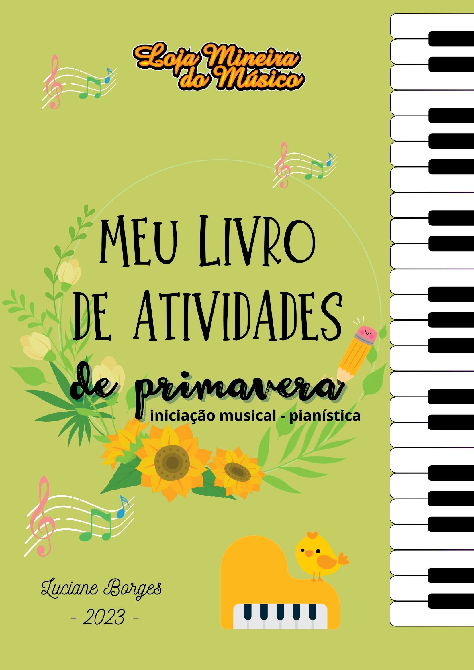 Meu Livro De Atividades De Primavera
