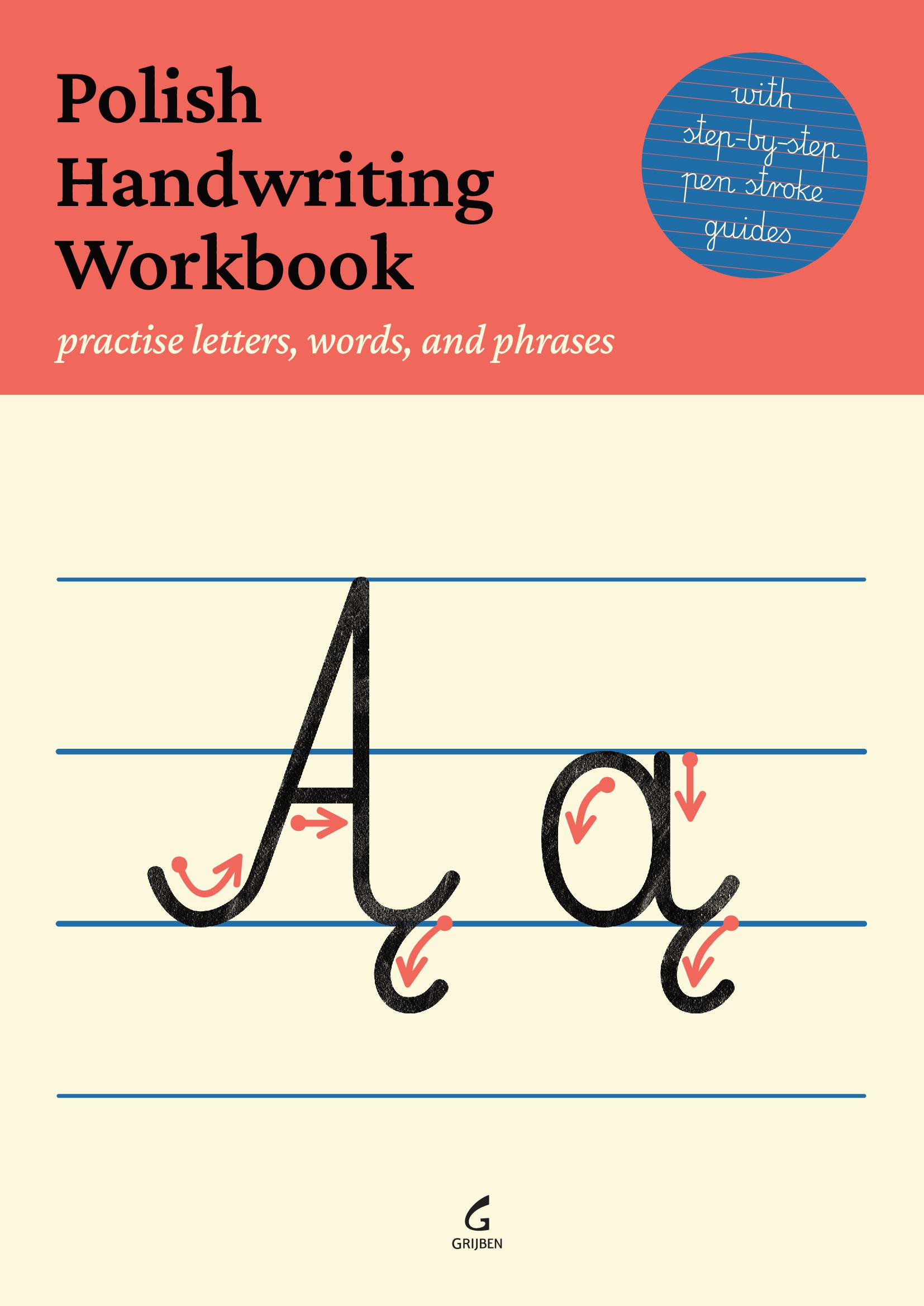 Polish Handwriting Workbook: Practise letters, words, and phrases