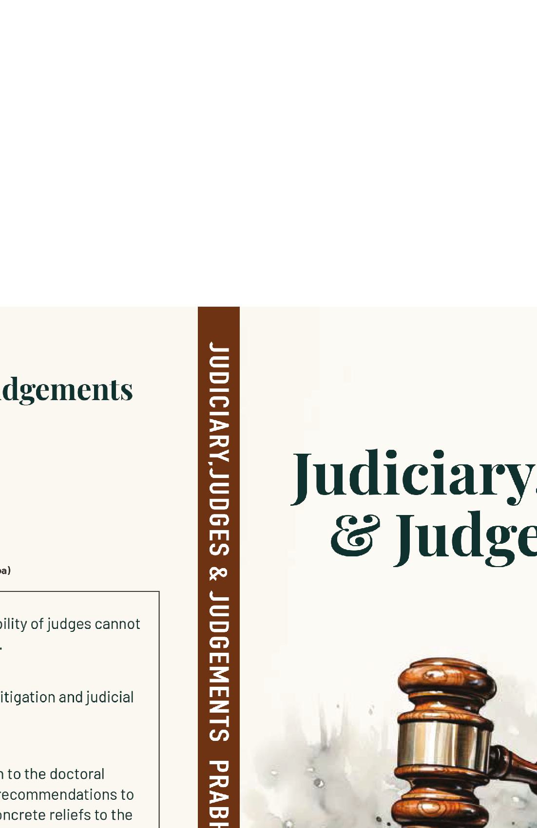 Judiciary, Judges & Judgements
