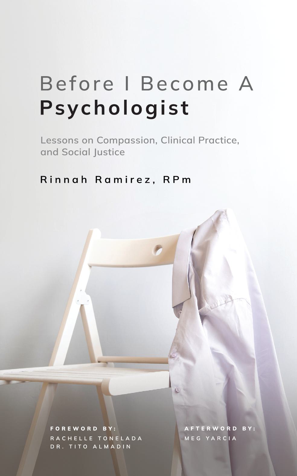 Before I Become A Psychologist Dust Jacket