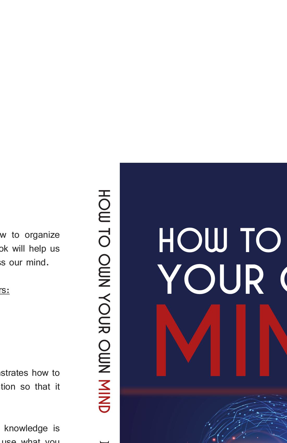 How To Own Your Own Mind
