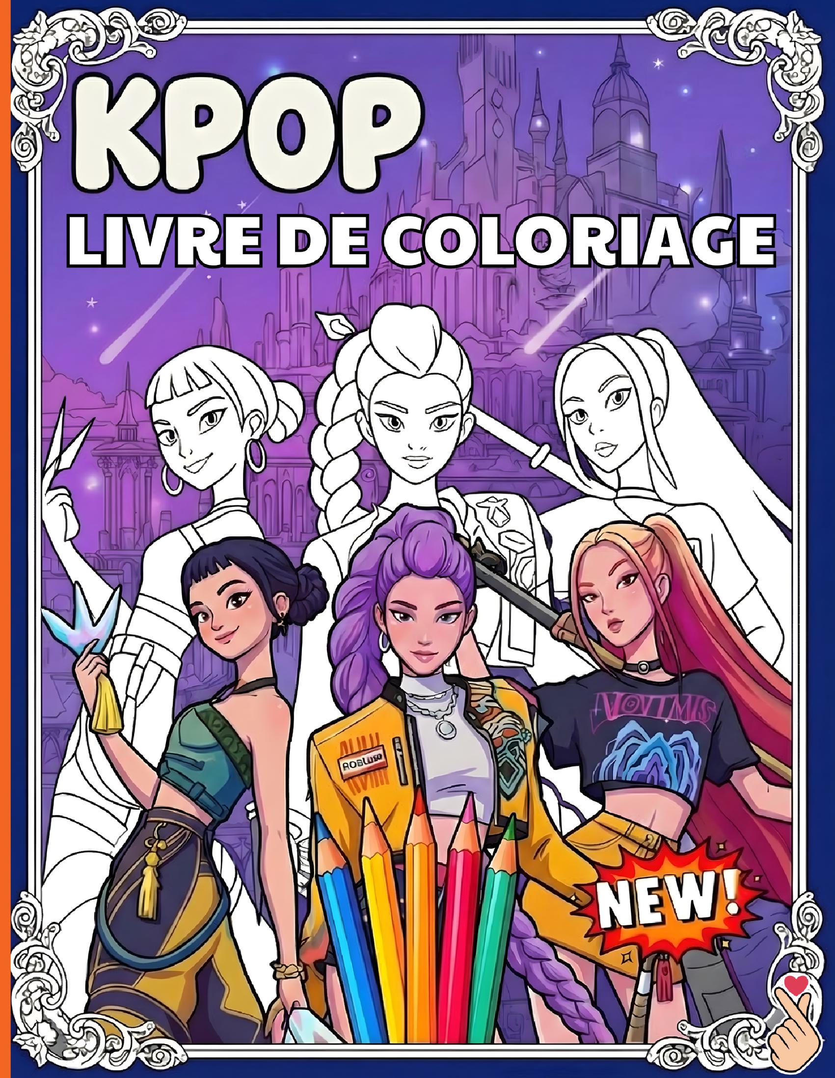 Kpop Demon Hunters Livre de coloriage