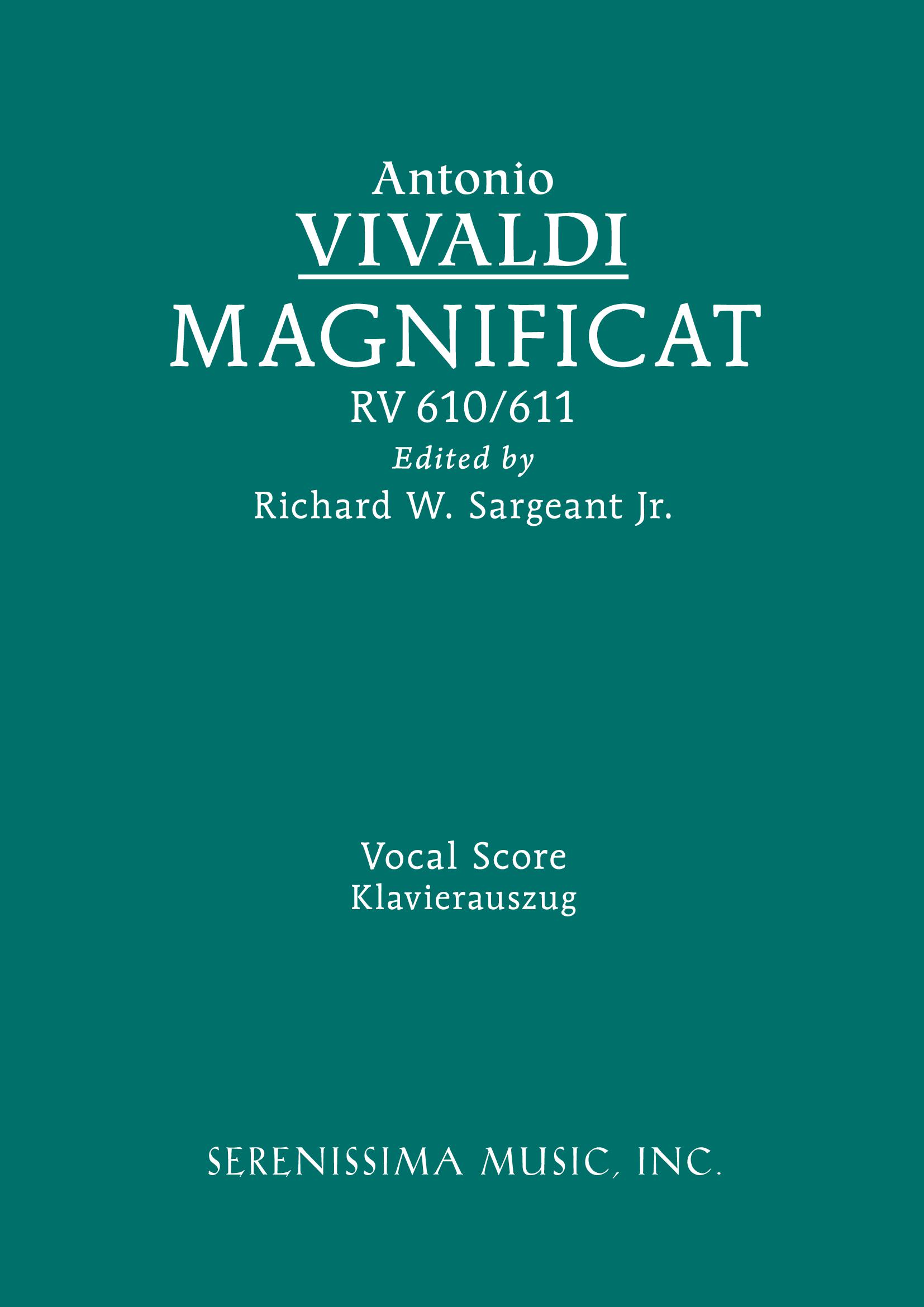 Magnificat, RV 610/611 (Sargeant)