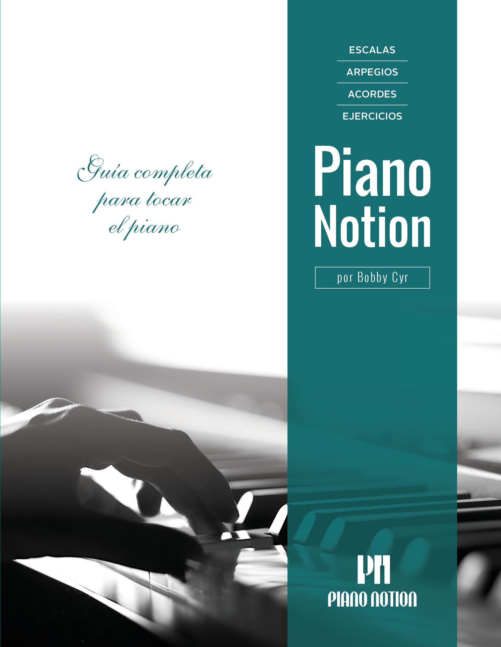 Escalas, Arpegios, Acordes, Ejercicios por Piano Notion