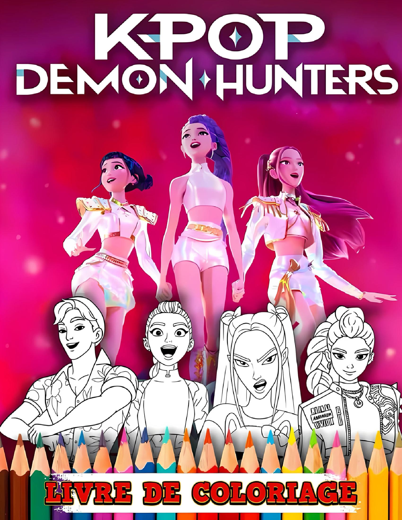 K-Pop’s Demons Hunters Livre de coloriage
