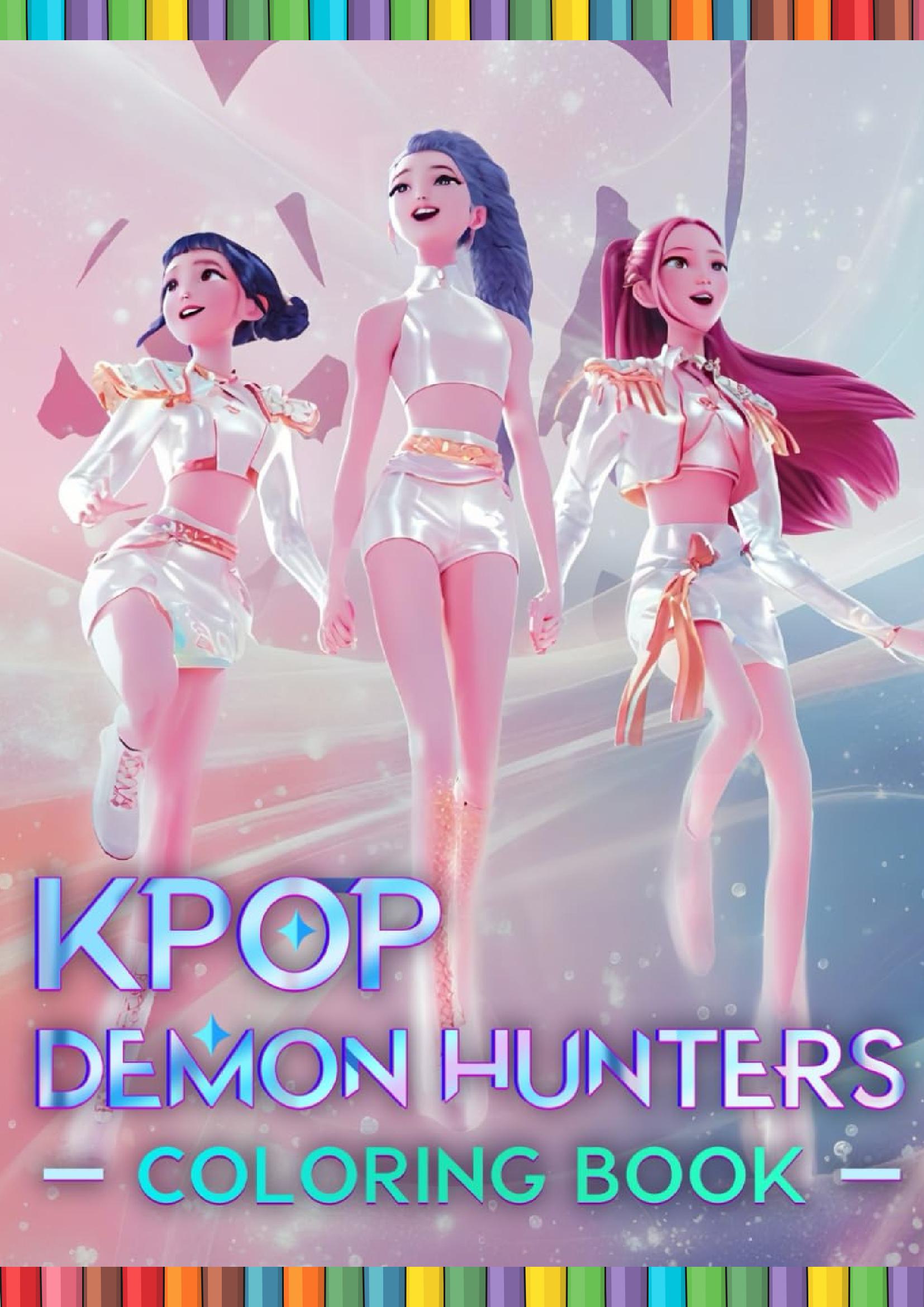 K-Pop Dem-on Huntr Coloring Book