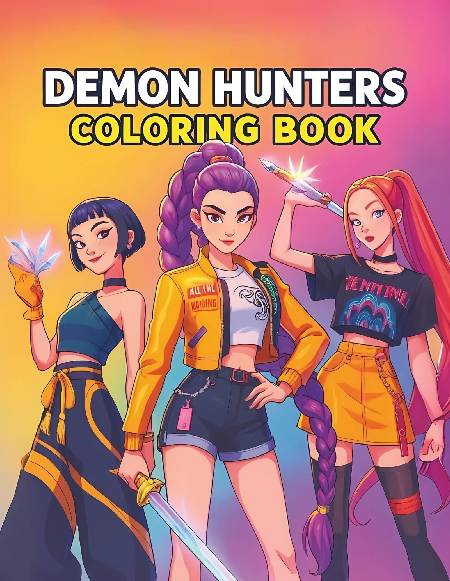 k-pops coloring book