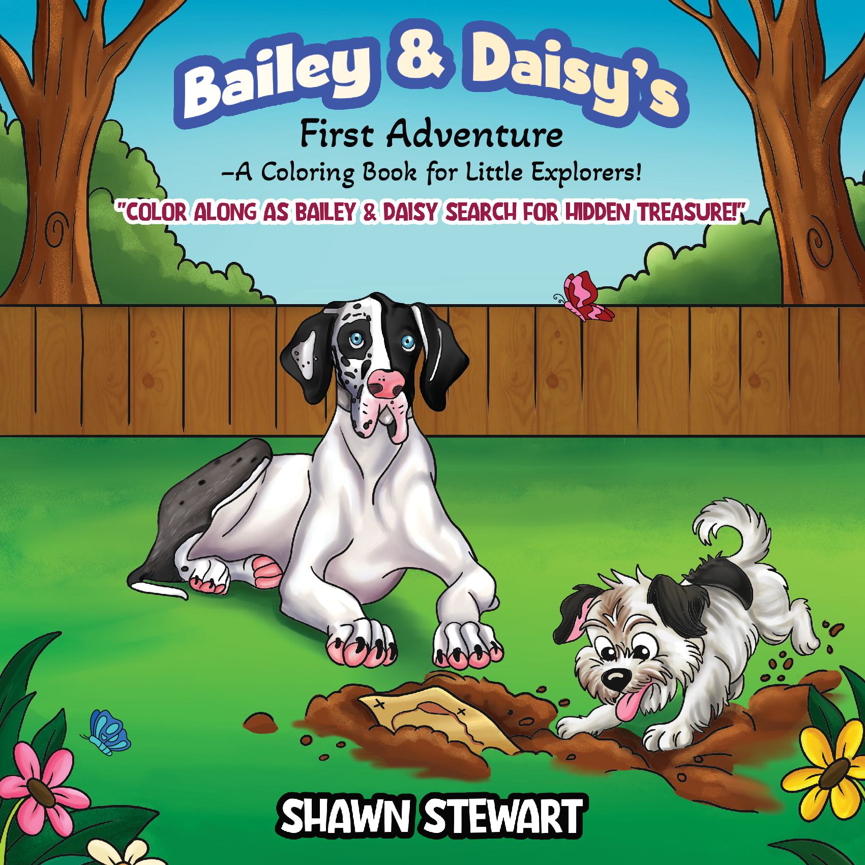 Bailey & Daisy’s Great Treasure Hunt: Color Along as Bailey & Daisy Search for Hidden Treasure (The Bailey & Daisy Coloring Book Series)
