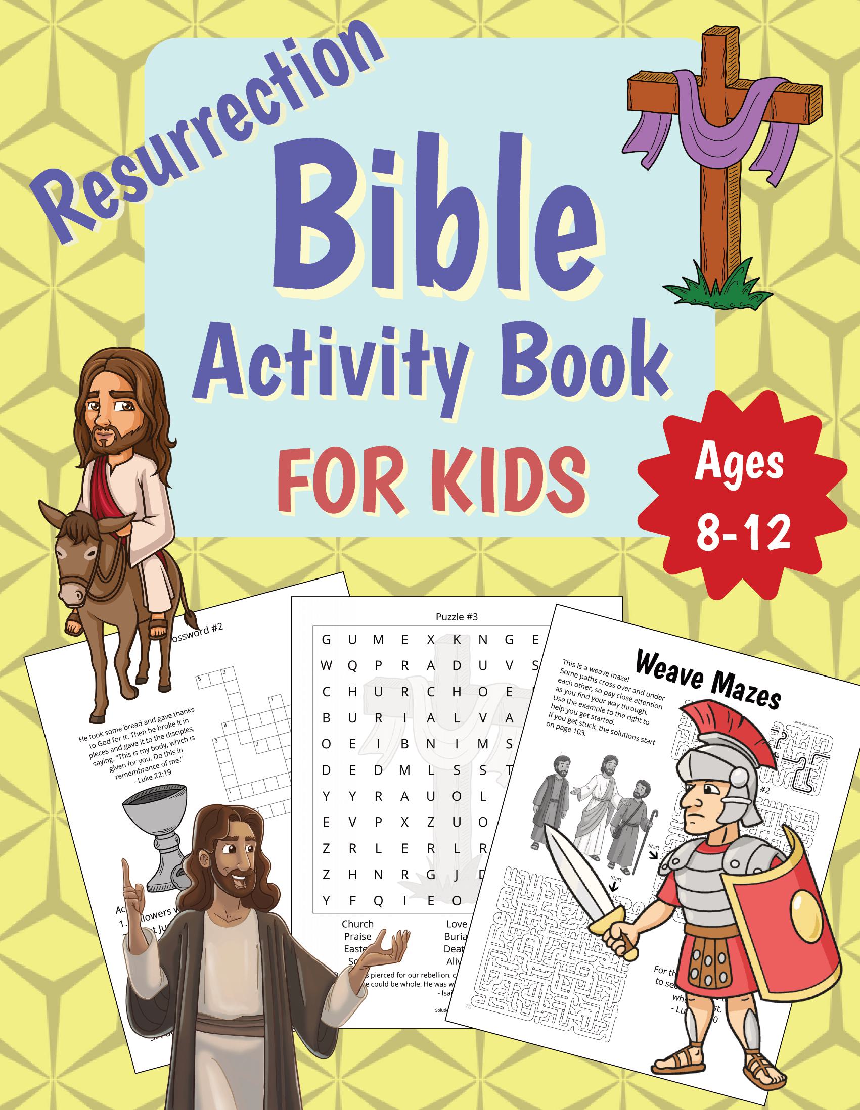 Resurrection Bible Activity Book for Kids
