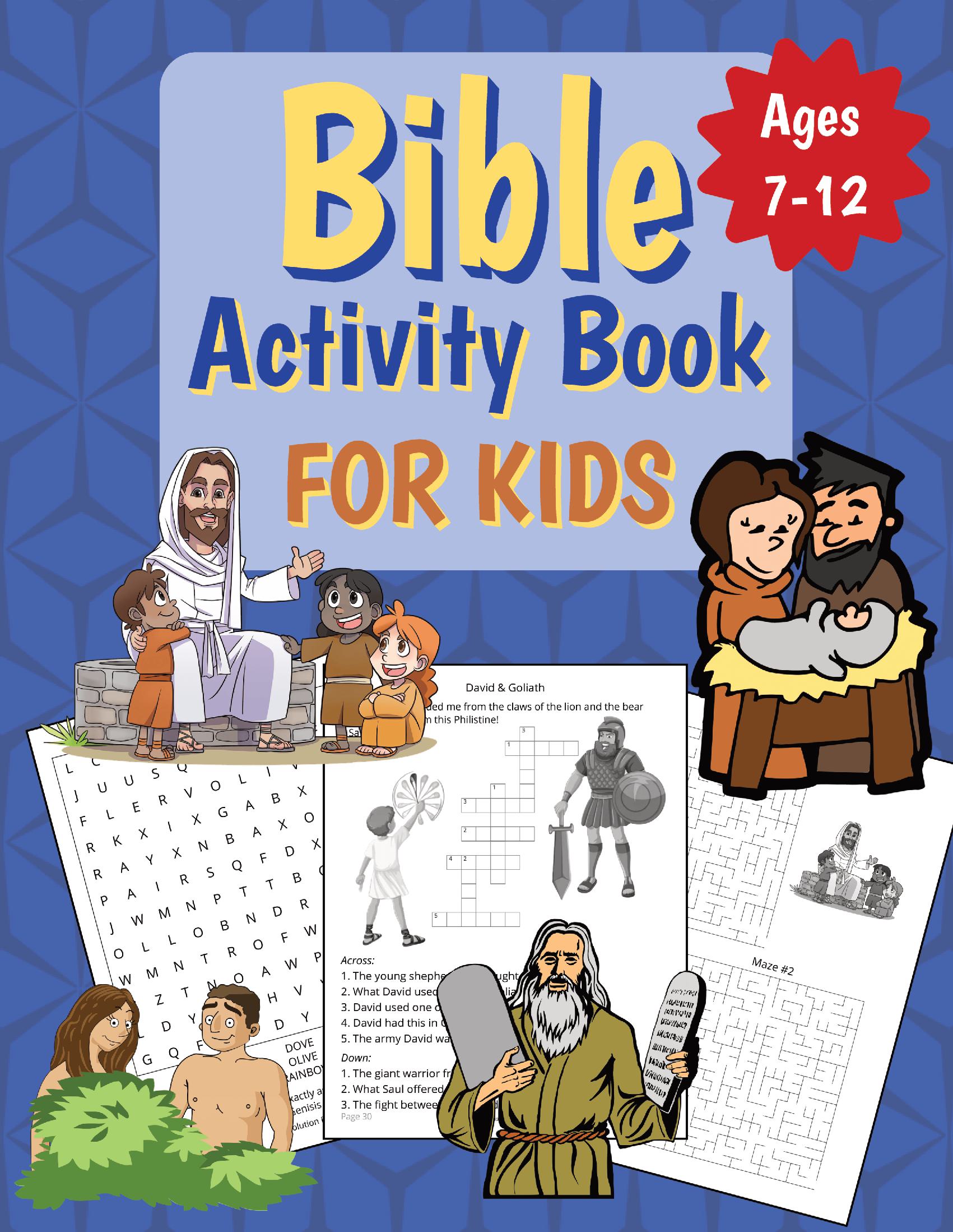 Bible Activity Book for Kids