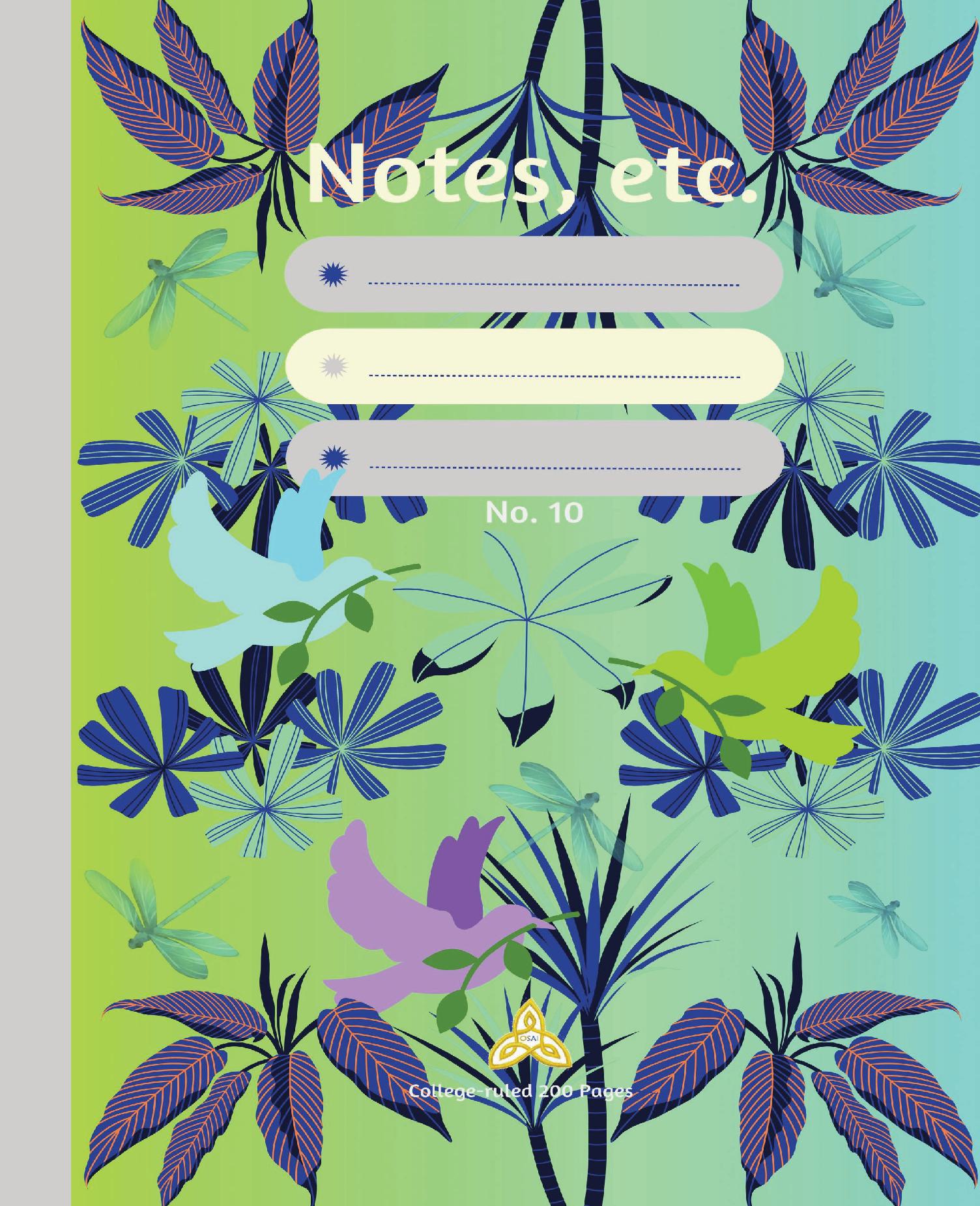 Notes, etc. No. 10