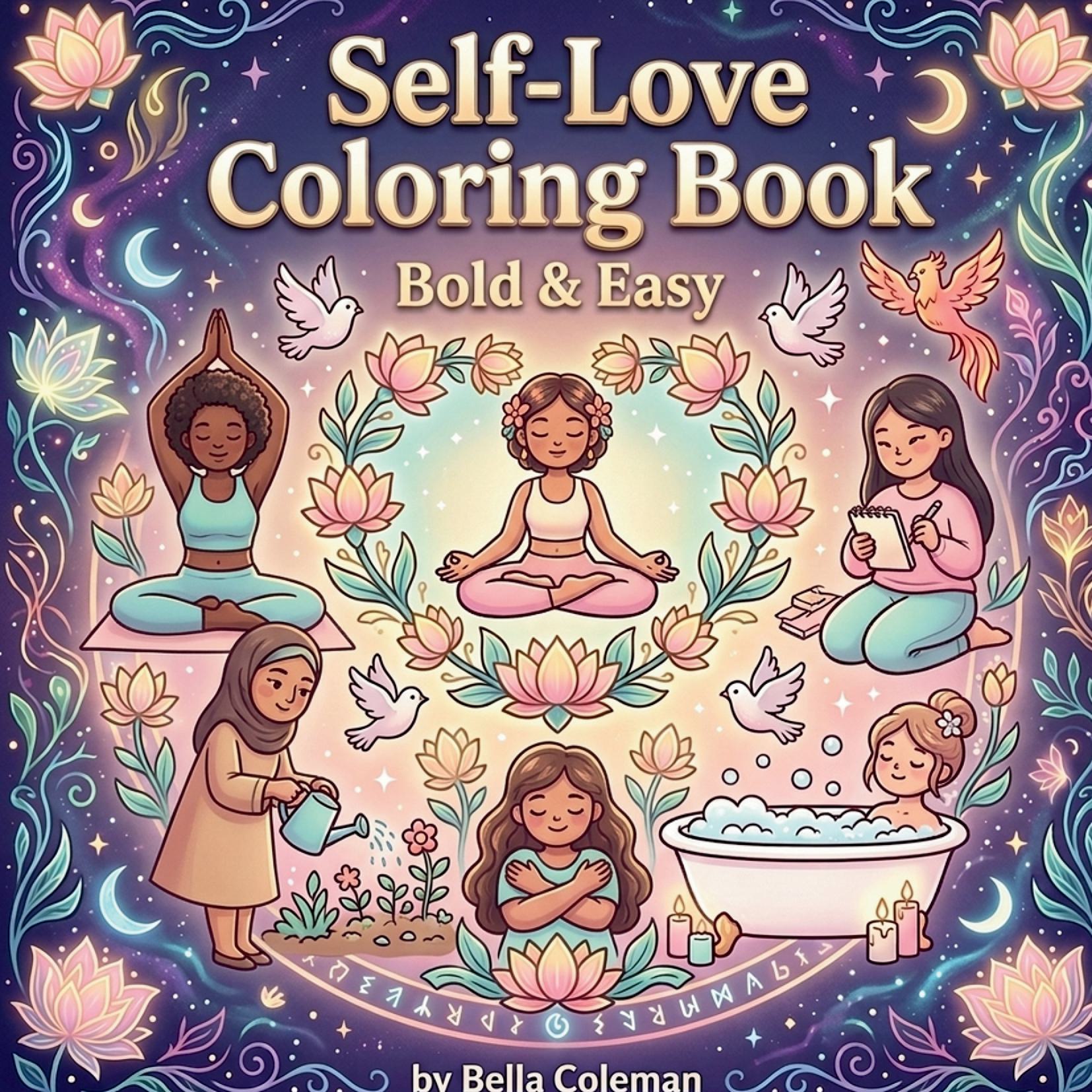 Self-love Coloring Book for Women