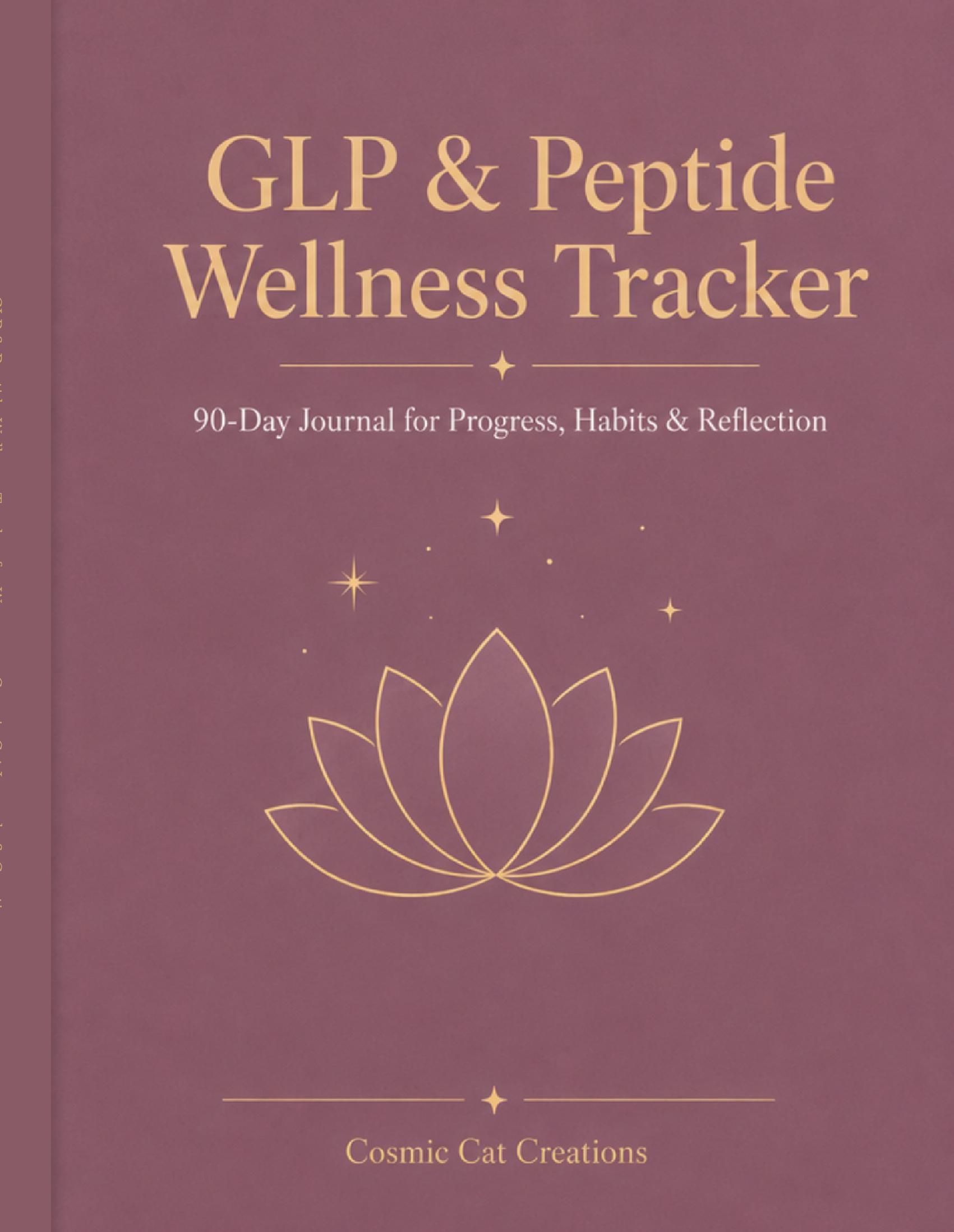 GLP & Peptide Wellness Tracker For Women