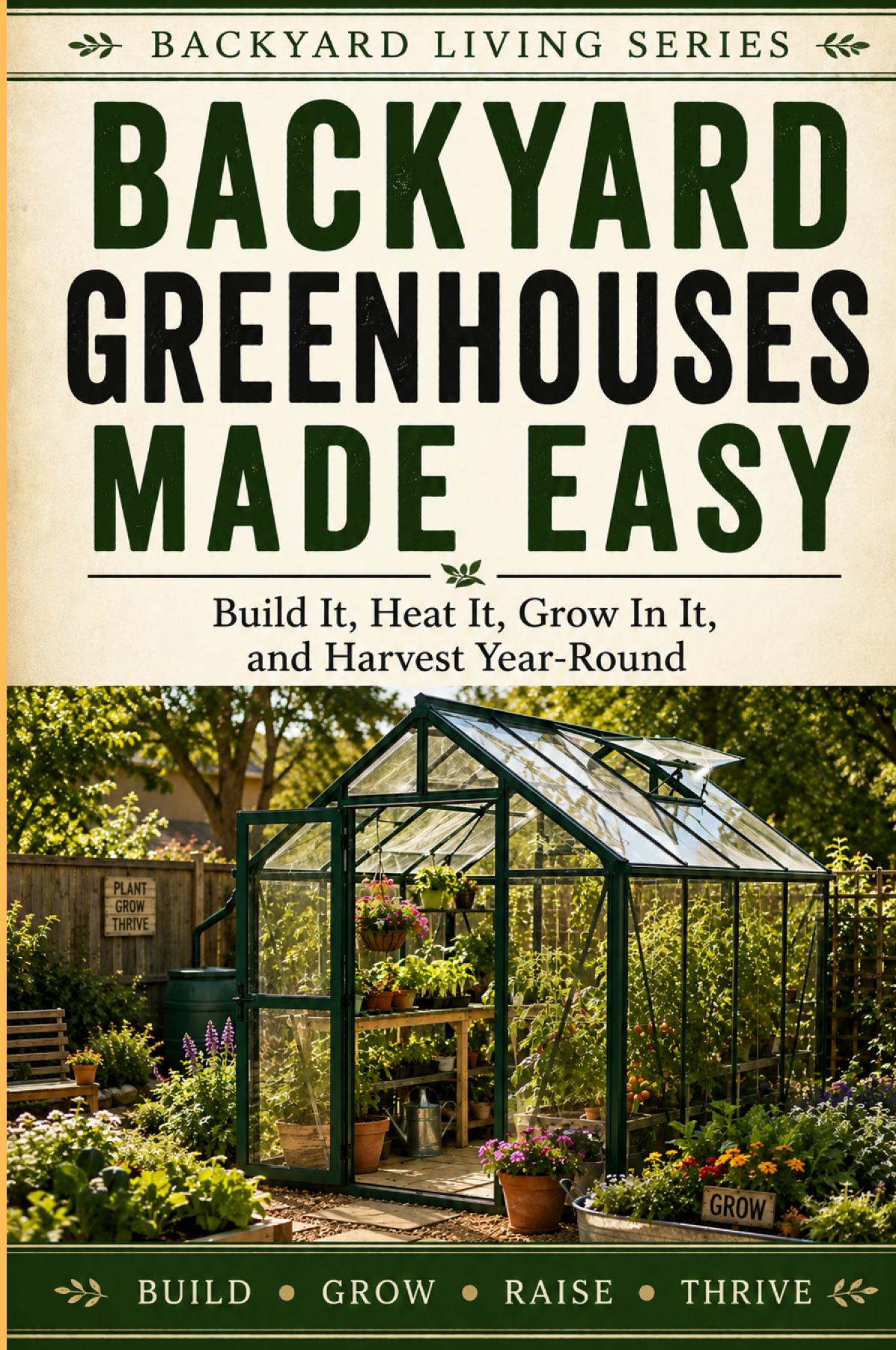 Backyard Greenhouses  Made Easy